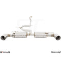 GTHAUS Super GT Racing Exhaust System with 2x102mm Round