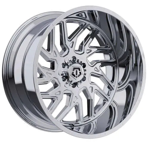 544C 22-Inch -44 Offset 8-Spoke Chrome Alloy Wheel