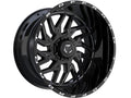 544 Milled Gloss Black 20x10 6x135 Wheel