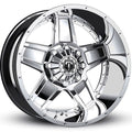 544C 20x9 0mm Offset Polished Chrome Wheel