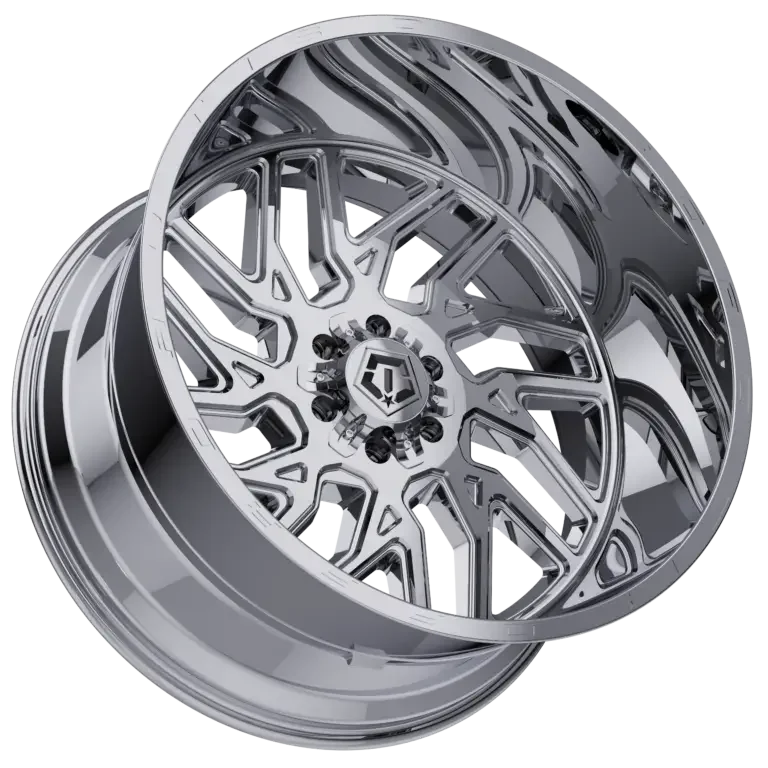 544C 20x12 Chrome 8-Spoke Wheel