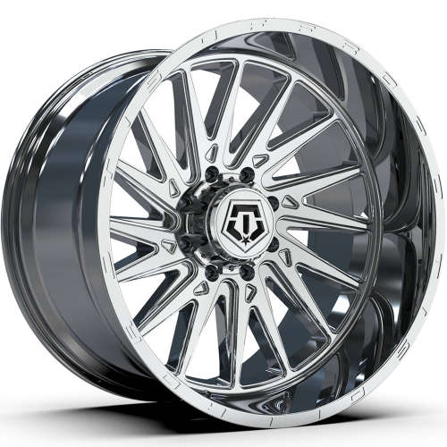 547C 24x14 Chrome 8x180 -76mm Offset Wheel