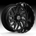 544 Milled Gloss Black Wheel