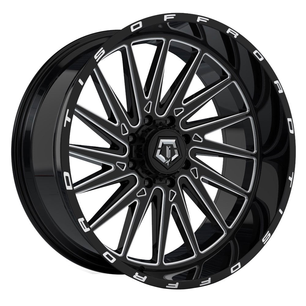 547BM 20x10 Gloss Black Milled Wheel