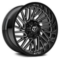 553BM 20-Inch 8-Spoke Mesh Wheel