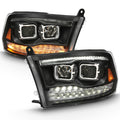 Projector Headlight Set with Amber Lens