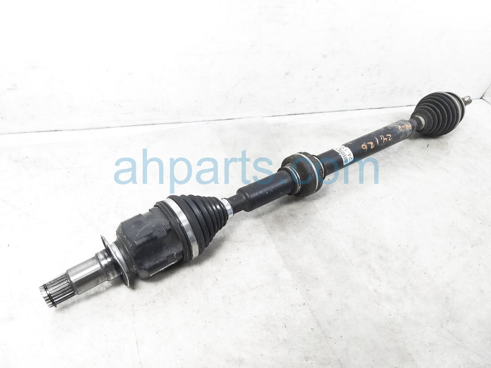 CV Axle Assembly, Front Passenger Side