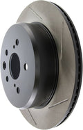 StopTech 13-14 Lexus GS300/350/400/430 Slotted Sport Rear Left Brake Rotor