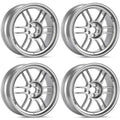 Enkei RPF1 18x7.5 5x114.3 48mm Offset 73mm Bore Silver Wheel 07-11 MS3/06-10 Civic Si