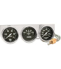 Autometer 87-93 Ford Mustang Black Dual Gauge Cage w/ Vents