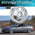 Enkei RPF1 17x8 5x114.3 45mm Offset 73mm Bore  Silver Wheel 05-07 STI/06-10 Civic Si