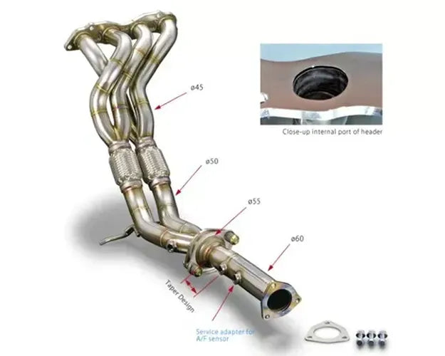 4-2-1 Stainless Steel Exhaust Header