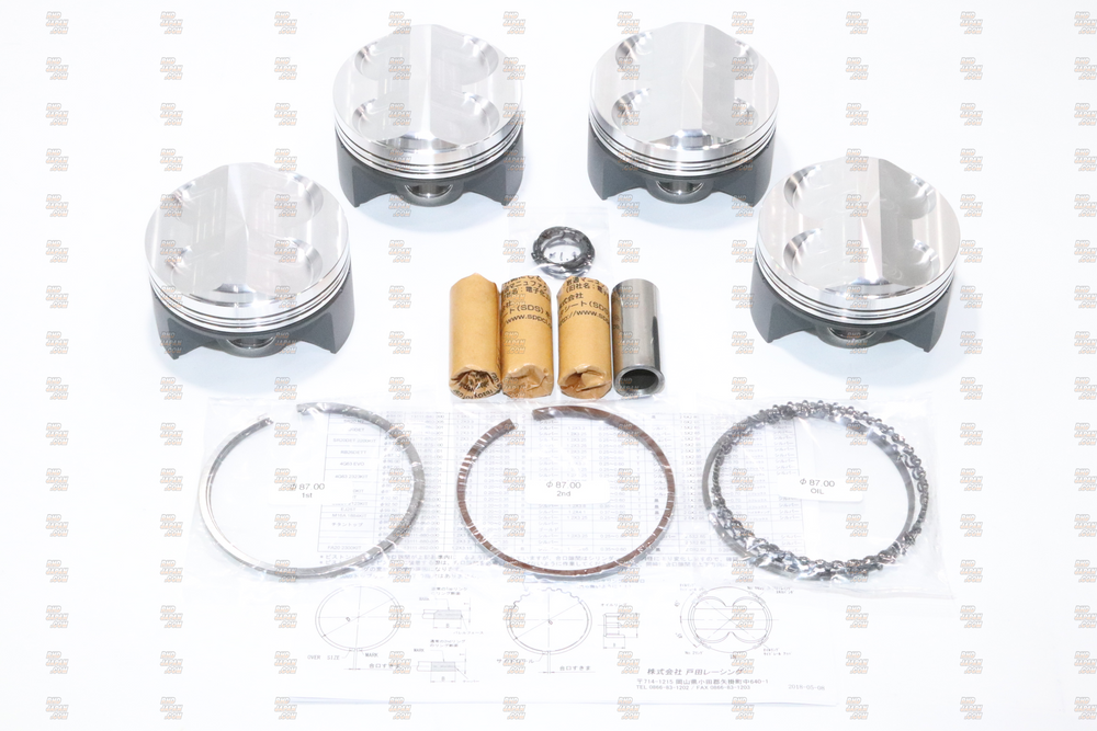 4A-G 16-Valve 81.25mm Bore Piston Set