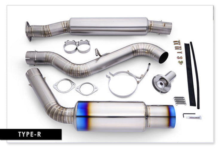 Type-R Full Titanium Muffler Kit, 3.2-Inch