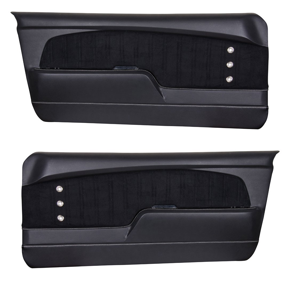 Fiberglass Door Panels with Suede Inserts