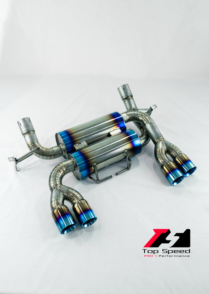 Full Titanium Axle-Back Exhaust System