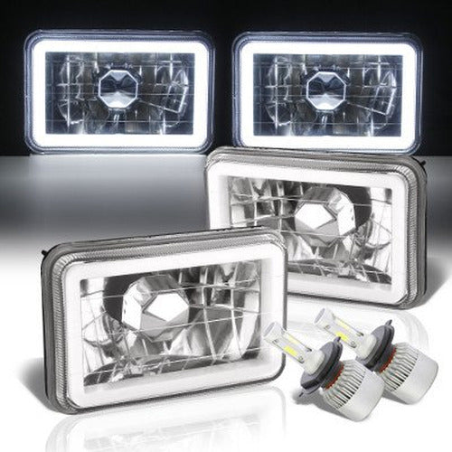 Halo Tube LED Headlights Conversion Kit