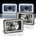 Black SMD LED Sealed Beam Projector Headlight Conversion