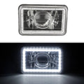 Black SMD LED Sealed Beam Projector Headlight Conversion