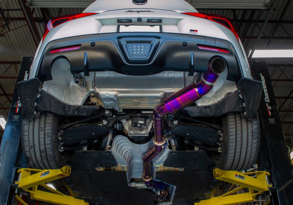 3.5" Cat-Back Exhaust System w/ Burnt Blue Tip