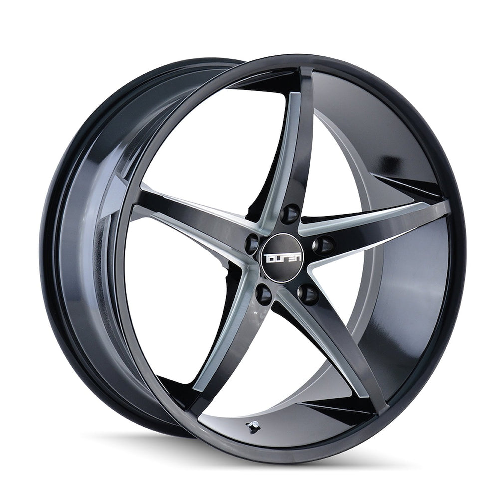 TR70 18x8.5 5x115 35mm Offset 72.62mm Bore Gloss Black Milled Wheel