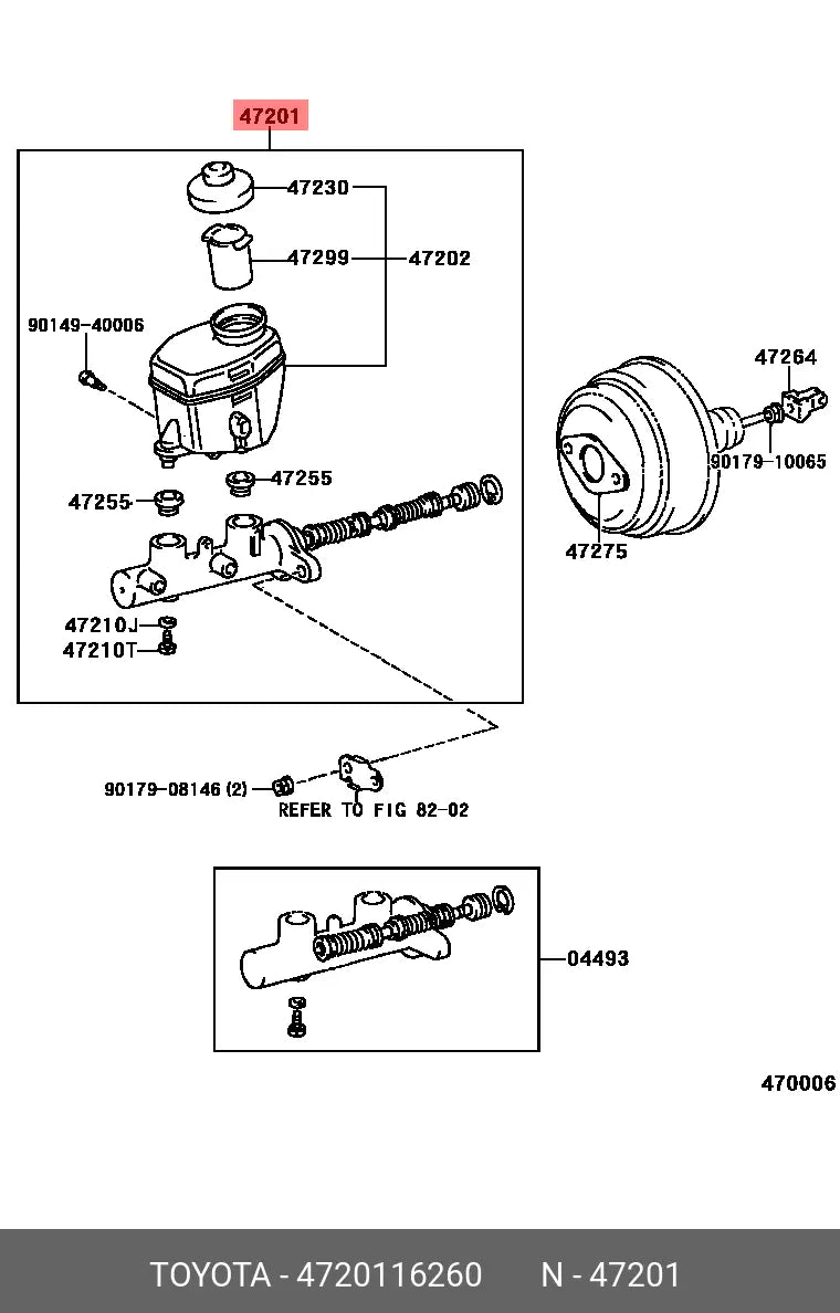 Brake Master Cylinder Sub-Assembly