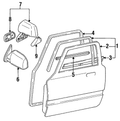 Outer Rear View Mirror Assembly, RH