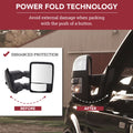 Driver and Passenger Side Towing Mirror Assembly Set