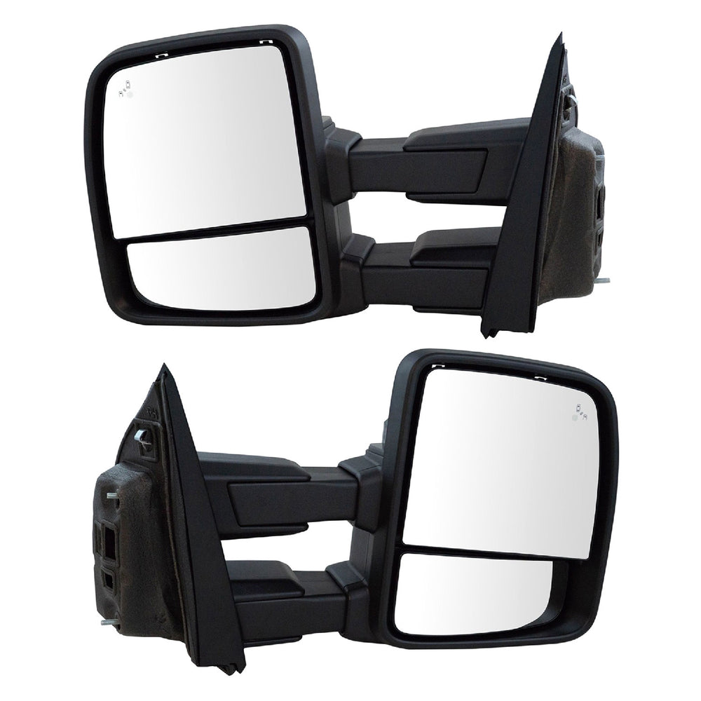 Power Towing Side Mirror Assembly with Heated Glass