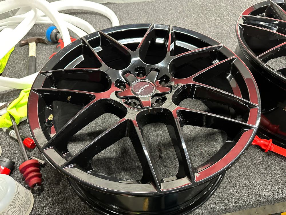 Foil 20x8.5 +40mm 5x114.3/5x120mm Gloss Black Wheel