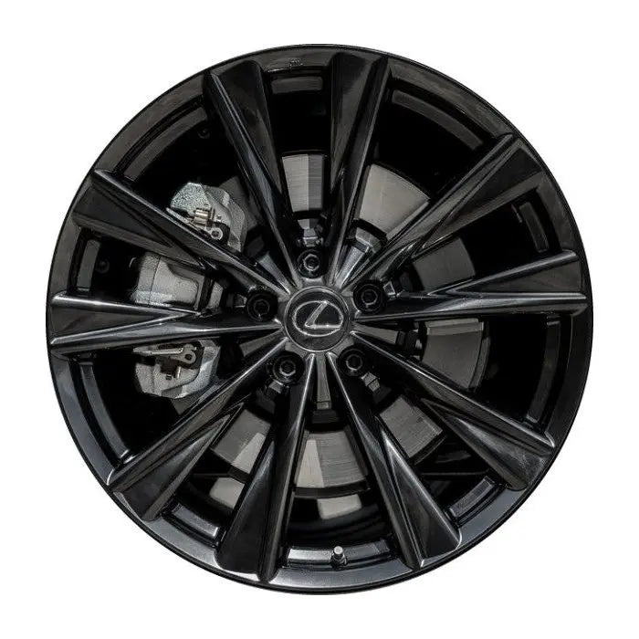20x7.5 Gloss Black 10-Spoke Alloy Wheel