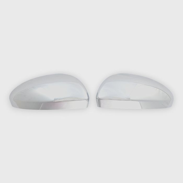 2-Piece Top Chrome Replacement Mirror Cover