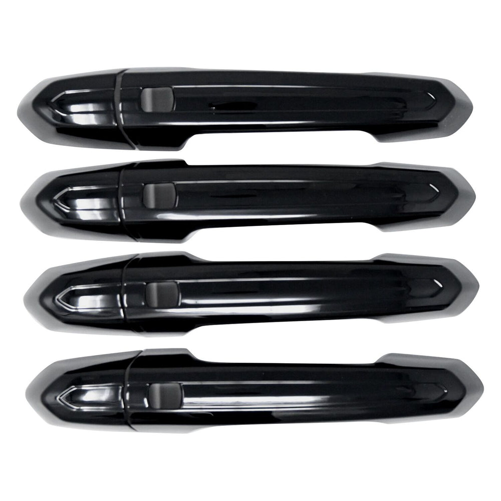 Glossy Black ABS Keyhole and Smart Key Covers