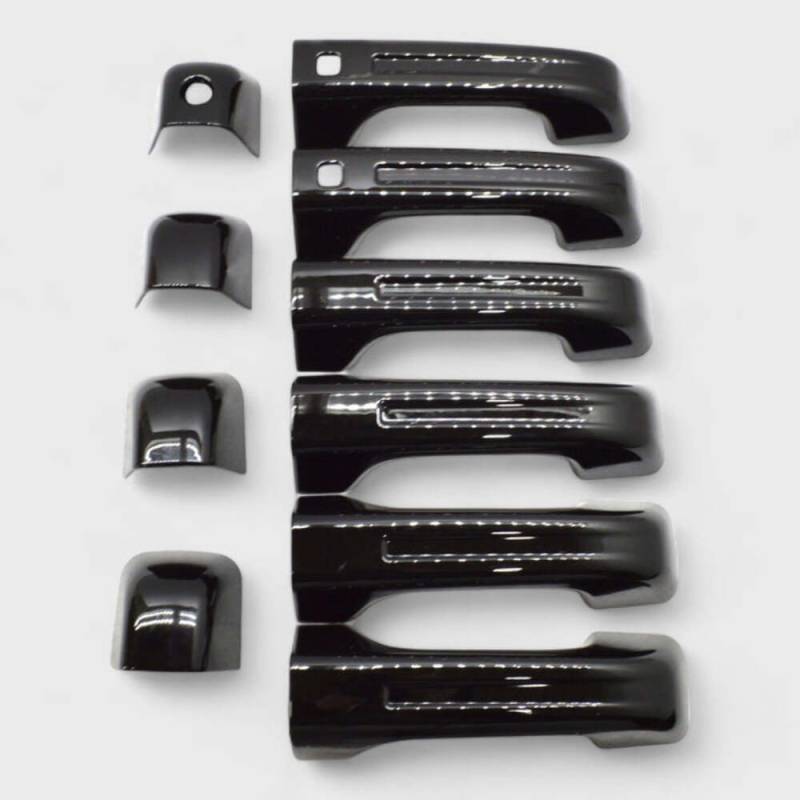 Gloss Black Door Handle Covers