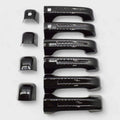 Gloss Black Door Handle Covers
