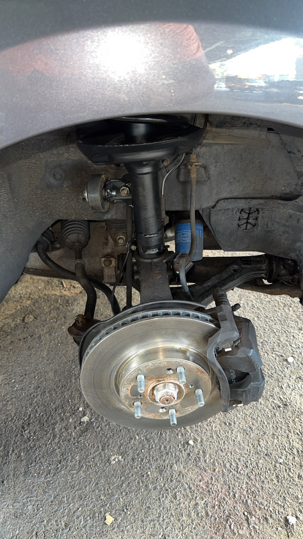 Front and Rear Ceramic Brake Pad and Vented Solid Rotor Kit