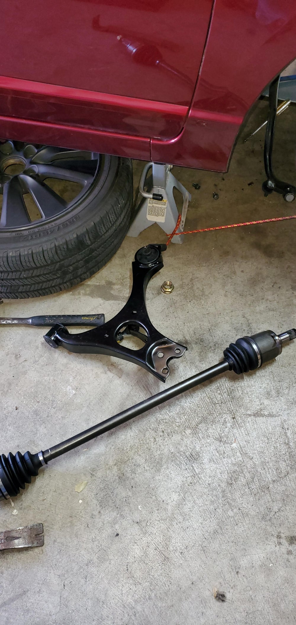 Front CV Axle Assembly Set