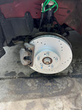 Front and Rear Brake Kit with Ceramic Pads and G-Coated Rotors