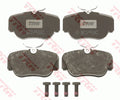 Front Disc Brake Pad Set with Accessories and Caliper Screws