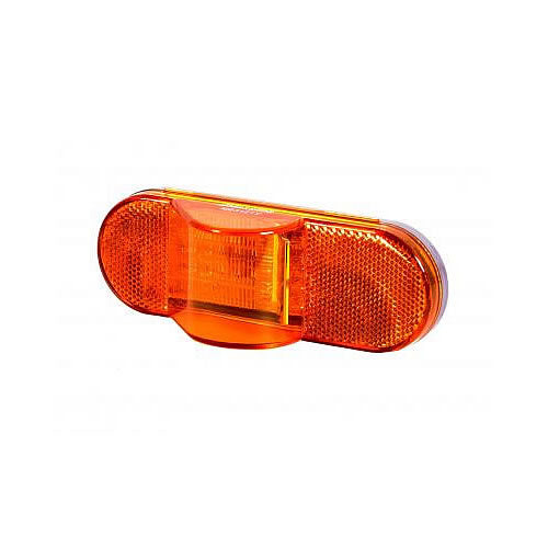 6-Inch Oval Amber Side Marker Light