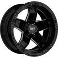 T10 17x9 +10mm 5x4.5 Black Milled Alloy Wheel