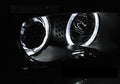 Clear Headlights w/ Angel Eyes LED