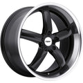 Stowe 18x8 +40 5x114.3 Gloss Black Machined Lip