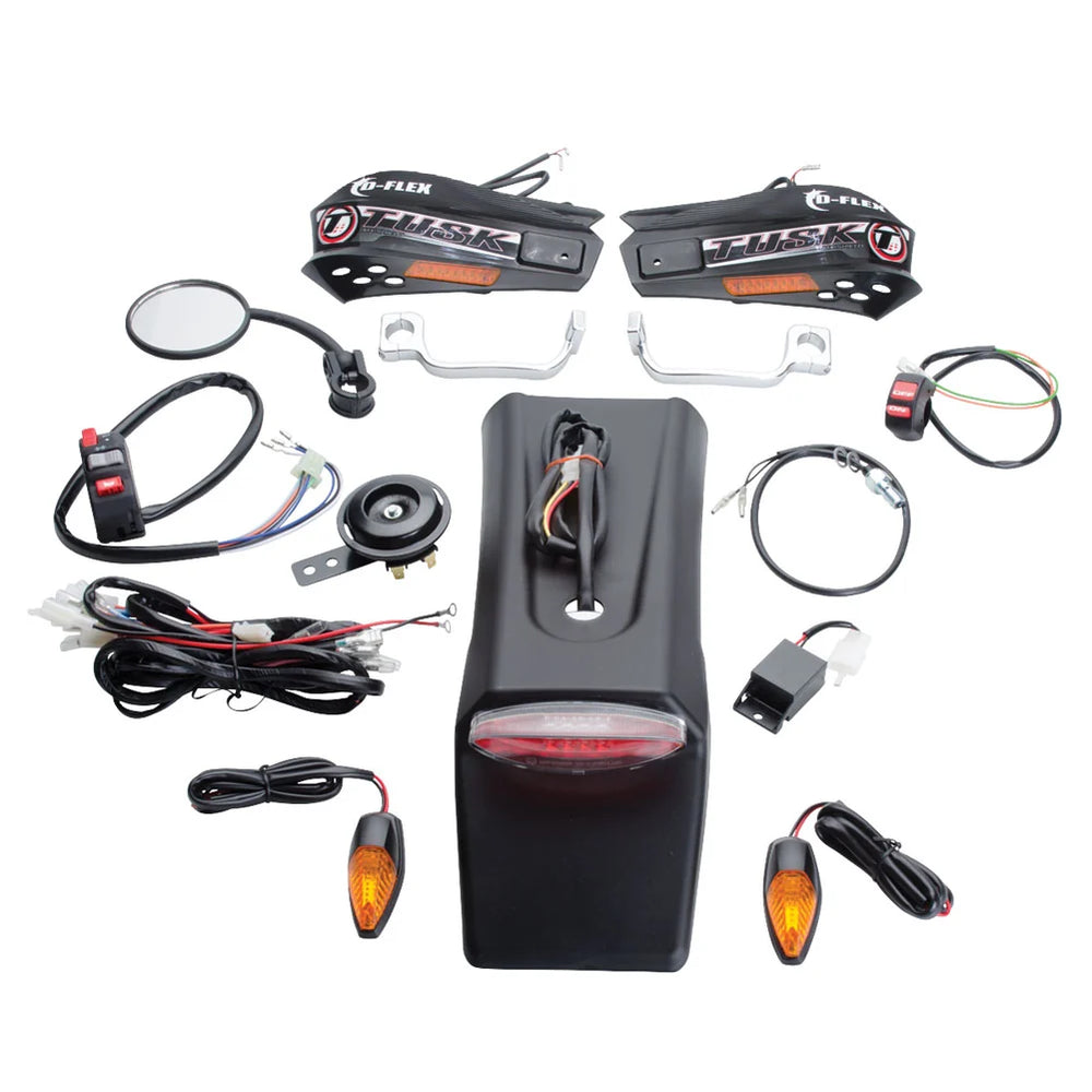 Motorcycle Wiring Harness Kit with LED Signals