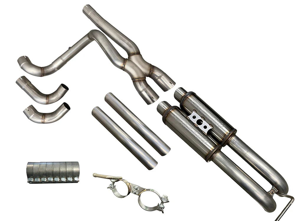 3-Inch Mandrel Bent Exhaust Tubing, 22-Inch Length (Pair)