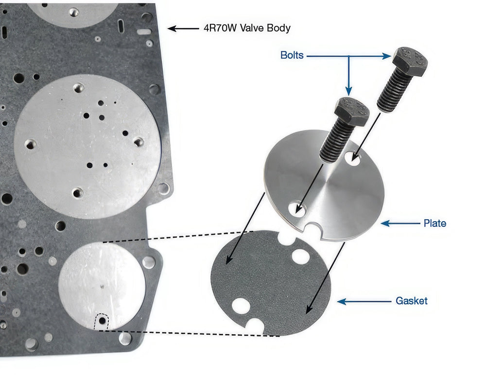 4R70W/4R75W Valve Body Retainer Plate Kit