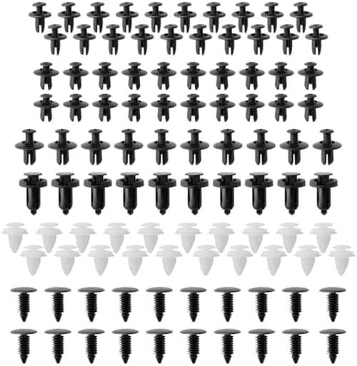 100-Piece Plastic Fastener Set