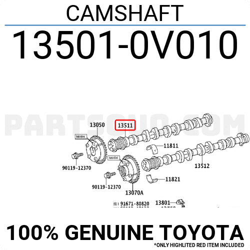 Camshaft Sub-Assembly