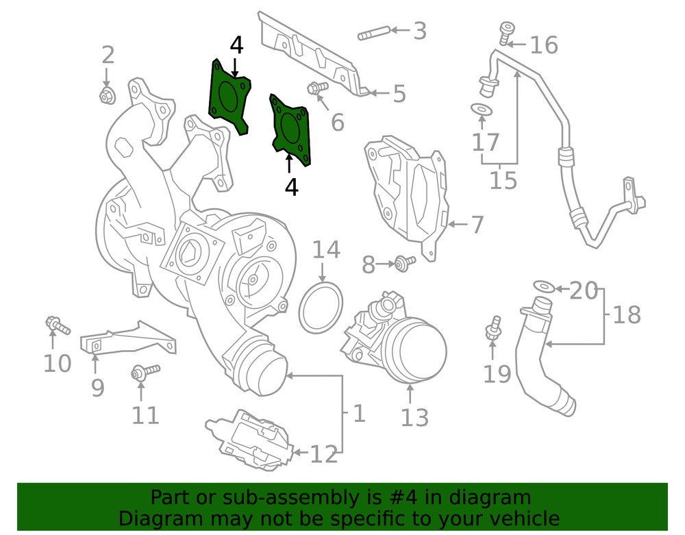 3.0L Turbocharger Gasket