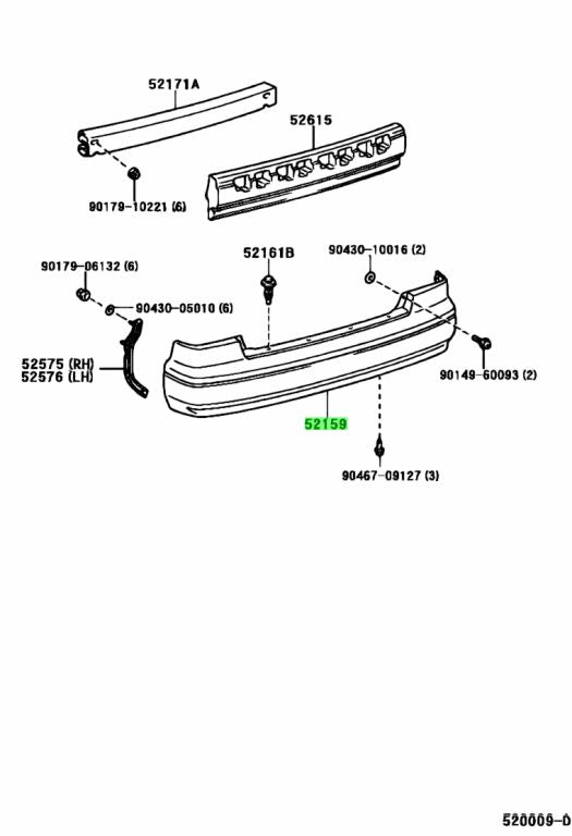 Rear Bumper Cover